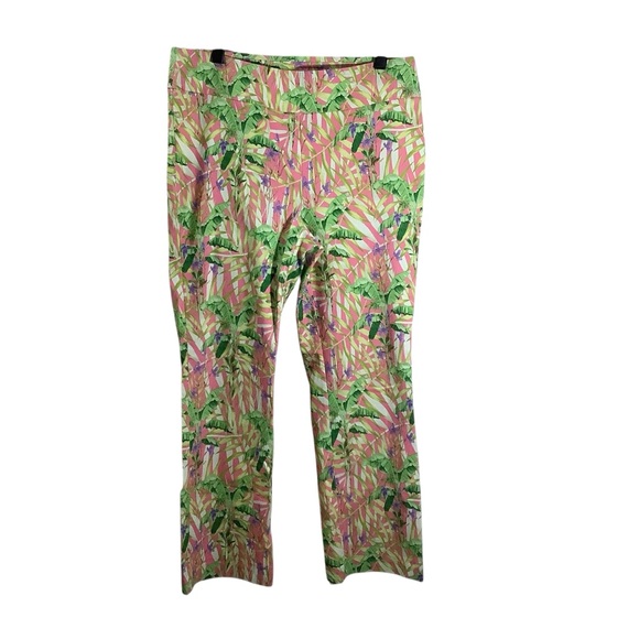 J. McLaughlin Pants - J. McLaughlin Floral Tropical Print Pants Pull On